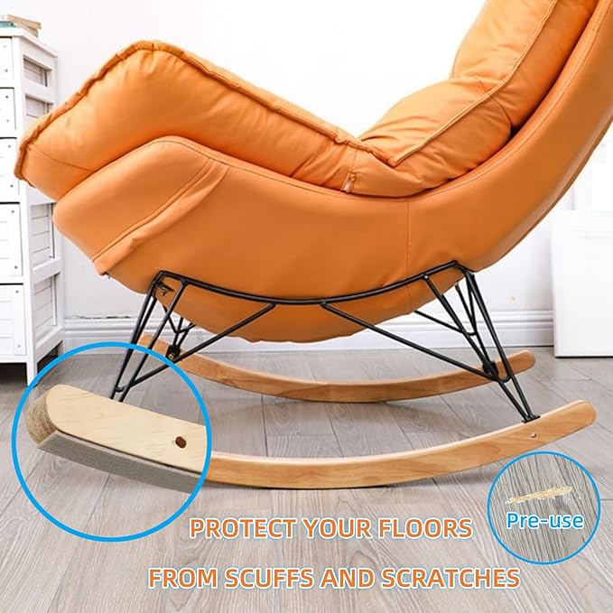Felt Strips with Adhesive Backing – Furnigear Heavy Duty Cuttable Felt Tape Roll Furniture Pads for Chair Legs - Protecting Hardwood Floors, Chair Wall Protector (Beige, 120 x 0.5 x 0.14 Inch)