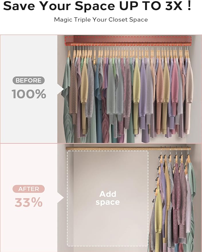Velvet Clothes Hanger Connector Hooks [for Velvet & Multiple Hangers] 40PCS Space Saving Hanger Hooks Space Saver Hanger Extender Hook Clothes Hanger Hook for Clothes