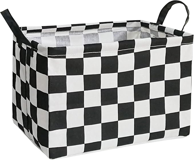 Rectangular Storage Basket Collapsible Organizer Bin Waterproof Toy Box for Organizing Home/Dorm/Kitchen/Pet/Office/Closet/Shelf/Gift Baskets
