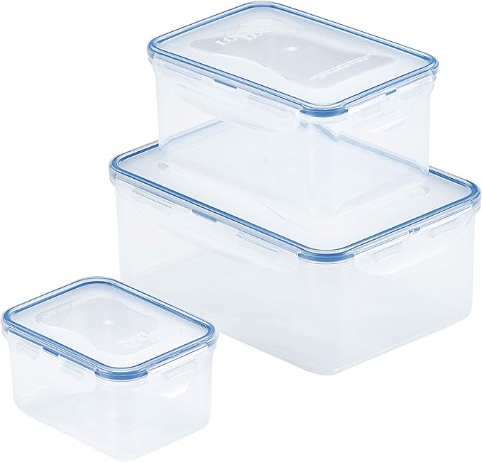 Lock & Lock Assorted Food Storage Container Set (6-Piece)