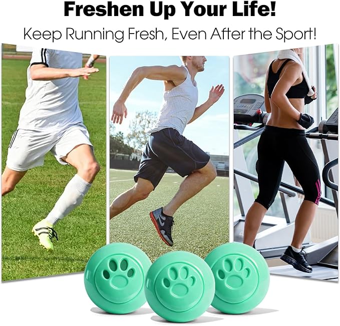 SCENTORINI Shoe Deodorizer Balls, 8 * Pure Cotton Scent Sneaker Deodorizer Balls, Odor Eliminator for Smell Shoes Boots, Long Lasting Shoe Freshener for Gym Bags, Drawers and Small Spaces