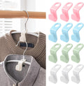 100PCS Hanger Connector Hooks - Space Saving Hangers Clothes, Hanger Hooks College Dorm Room Essentials, Heavy Duty Hangers Connection, Closet Organizers and Storage (Multicolor)