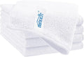 HOMEXCEL White Microfiber Cleaning Cloth, 5 Pack Cleaning Towels for Kitchen, Lint Free, Scratch-Free, Highly Absorbent, and Reusable Cleaning Rags for House, Window and Glass, Cars, 11.5 X11.5 inch