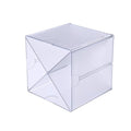 Deflecto Stackable Cube Organizer - X Divider, Clear (350201-AMZ)