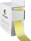 ChromaLabel 1 x 3 Inch All Purpose Permanent Color Code Rectangle Labels, 250 Labels per Dispenser Box, Metallic Gold