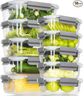 10 Pack Glass Meal Prep Containers, Glass Food Storage Containers with Lids Airtight, Storage Container Set with Lid for Food, Bpa-free, Leak-proof, Microwave Oven Freezer Dishwasher Safe