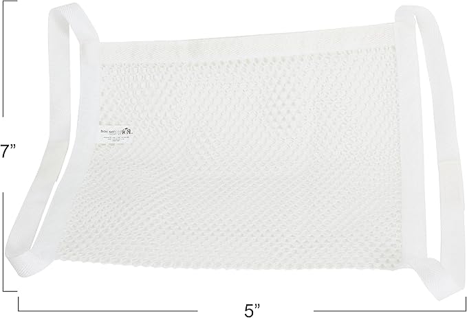 Household Essentials 135 Polyester Sneaker Wash and Dry Bag for Laundry Machines - White
