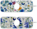 Sink Faucet Absorbing Mat Kitchen Sink Splash Guard Splash Faucet Drip Catcher for Bar RV Bathroom 2PCS 14.9x5.5in Dark Bluebonnet Cornflower