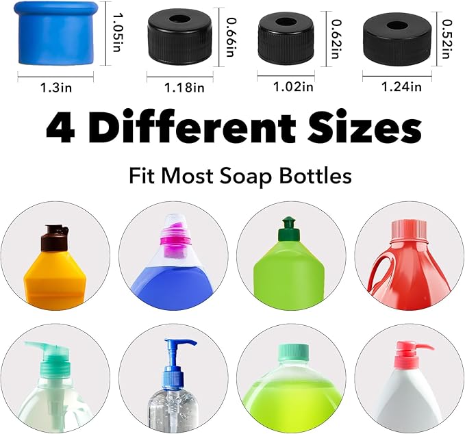 Soap Dispenser for Kitchen Sink Set,Sink Soap Dispenser Pump with 47" Soap Dispenser Extension Tube Kit,Stainless Steel Countertop Soap Dispenser for Kitchen Bathroom (Brushed Nickel)