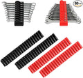 80 pcs Modular Wrench Organizers for Tool Drawers - Wrench Rack with Metric & SAE Labels, Perfect Tool Storage Holder. Gift for father, brother and boyfriend (Without magnet)