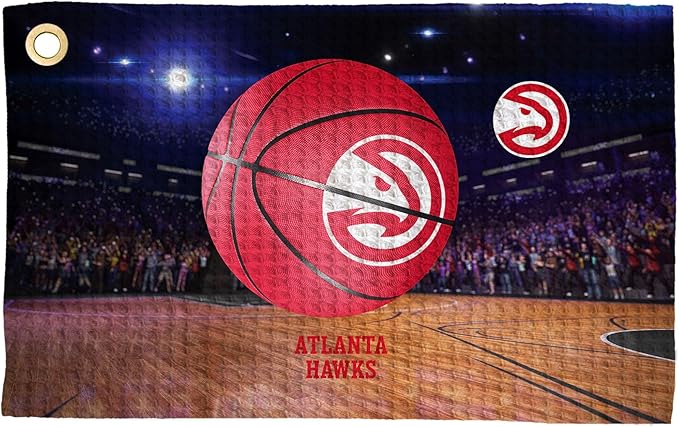 Northwest NBA Golf Towel – Official Licensed Microfiber Waffle Fabric, Absorbent 16x25 in Club Cleaning Accessory