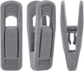 Trgowaul Velvet Hangers Clips, Pants Hangers Velvet Clips, Strong Finger Clips Perfect for Thin Velvet Hangers (20pc, Grey)