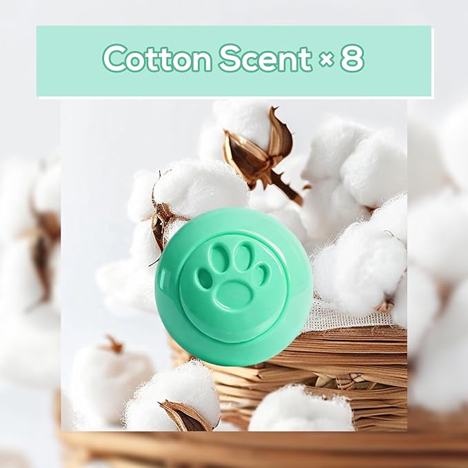 SCENTORINI Shoe Deodorizer Balls, 8 * Pure Cotton Scent Sneaker Deodorizer Balls, Odor Eliminator for Smell Shoes Boots, Long Lasting Shoe Freshener for Gym Bags, Drawers and Small Spaces