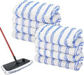 8 Pack Mop Heads Replacements Compatible with Cedar Hard Wood Flooring 'N More Ultra-fine Fiber mop - Microfiber Mop Refills for Cedar Mop Wet and Dry Use 15x8 Inch Pads