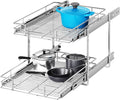 MODCART 2 Tier Individual Pull Out Cabinet Organizer 22½" W x 21½" D, Heavy Duty Cabinet Pull Out Shelves, Slide Out Drawers Organization for Kitchen Cabinets Bathroom