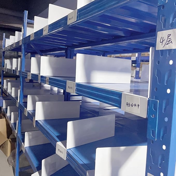 1.6MM 20 Pcs 39 * 15CM 1MM PVC Shelf Dividers for Closets Wood Shelf Separators Clothes Organizer and Bedroom Storage and Organization Organization Separator Shelf Laber