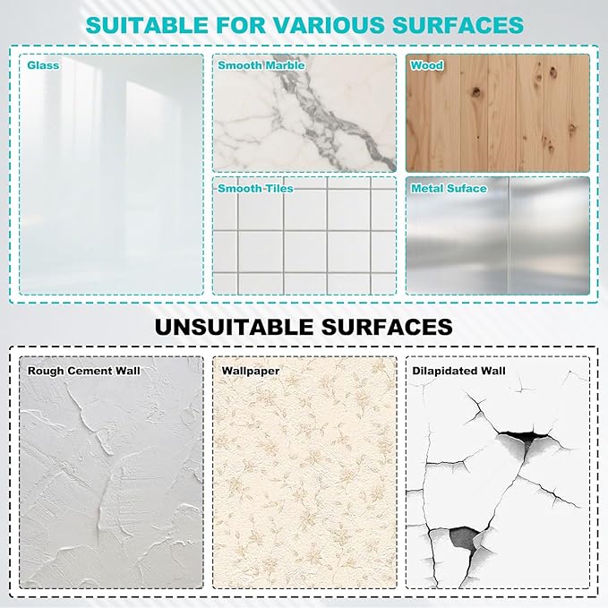 uxcell 16Pcs Shower Caddy Adhesive Replacement, 2.8x2.8 Round No Drilling Shower Caddy Hook Waterproof Adhesive Wall Hooks for Bathroom Soap Holder Kitchen Racks, Clear 1 Hook