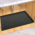 Sdpeia Under Sink Mat 22"×22" Waterproof Silicone Cabinet Liner & Sink Protector for Kitchen & Bathroom, Multi-Purpose Organizers Tray for Pets, Laundry, Cat Litter Mat