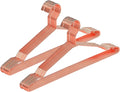 20 Pack Rose Gold Metal Hangers with Notches for Standard Suits Hangers for Shirts, Coats, Pants, Heavy-Duty & Space-Saving