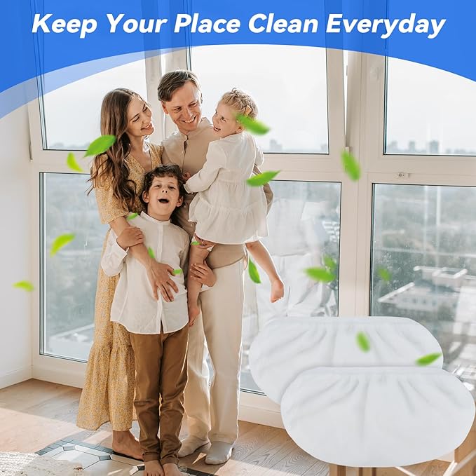 8"x15" Mop Replacement Head Compatible with Cedar Hardwood Floor'N More Microfiber Mop- Reusable Mop Pads Refill Cotton Cloth Mop Covers for Wet and Dry Use - 15x8 Inch - 8 Pack