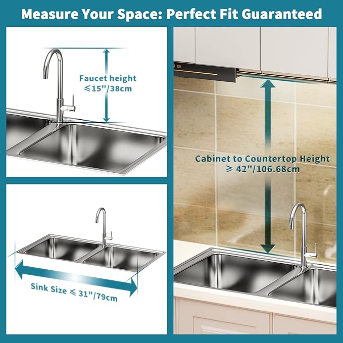 HOWDIA Over The Sink Dish Drying Rack, 3-Tier Stainless Steel Large Over The Sink Dish Rack with Utensil Holder Dish Drainers for Kitchen Counter