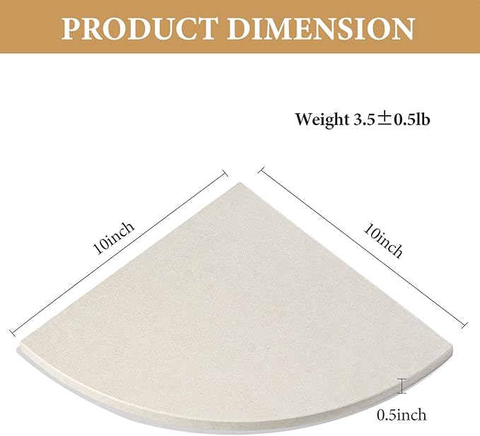 Koville Marble Corner Shower Shelf for Bathroom, 10'' Polished Marble Corner Shelves for Bath, Wall Mounted Stone Corner Shower Caddy, No Drilling Adhesive Shower Shelf - Rigel Yellow (2-Layer)