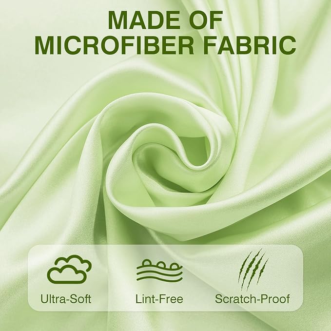 60-Pack Microfiber Cleaning Cloths for Glasses, 6x7 Inch Premium Lens Cleaning Cloth for Screens, Cameras, Eyeglasses, Cell Phone, LCD TV Screens，Pink，Green，Yellow