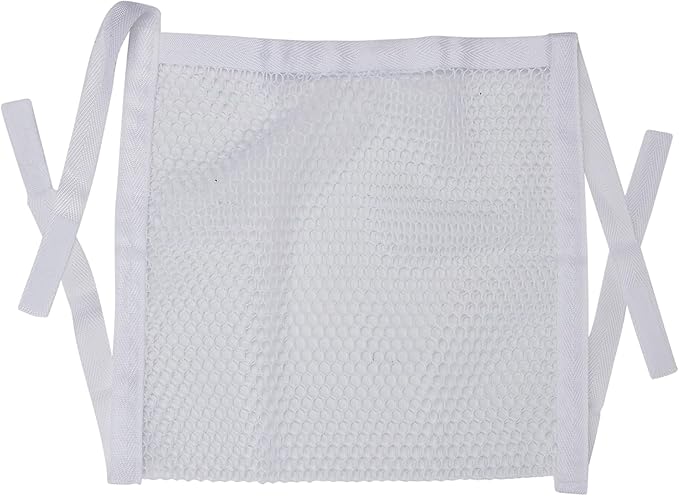 Household Essentials 135 Polyester Sneaker Wash and Dry Bag for Laundry Machines - White