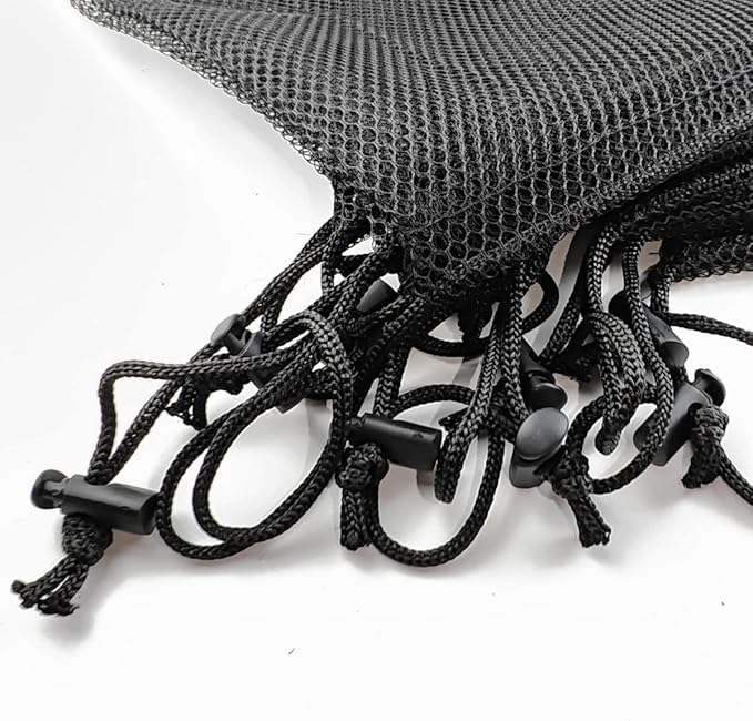 GXXMEI 10PCS 8X12inch Nylon Mesh Drawstring Bags with Cord Lock Closure Delicates Laundry Bag For Washing Machine Small Gym Bag for Basketball, Volleyball, Football, Golf Stuff Balls