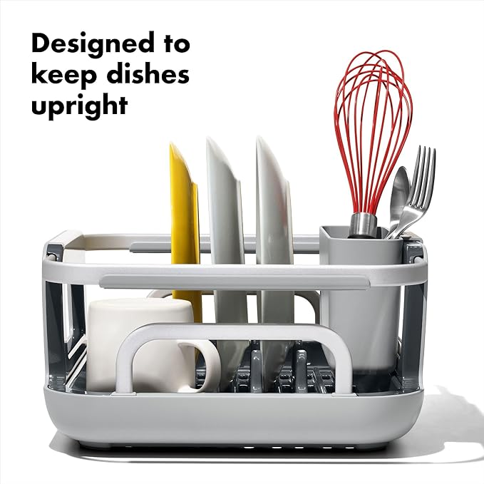 OXO Good Grips Extendable Over-The-Sink Aluminum Drying Dish Rack
