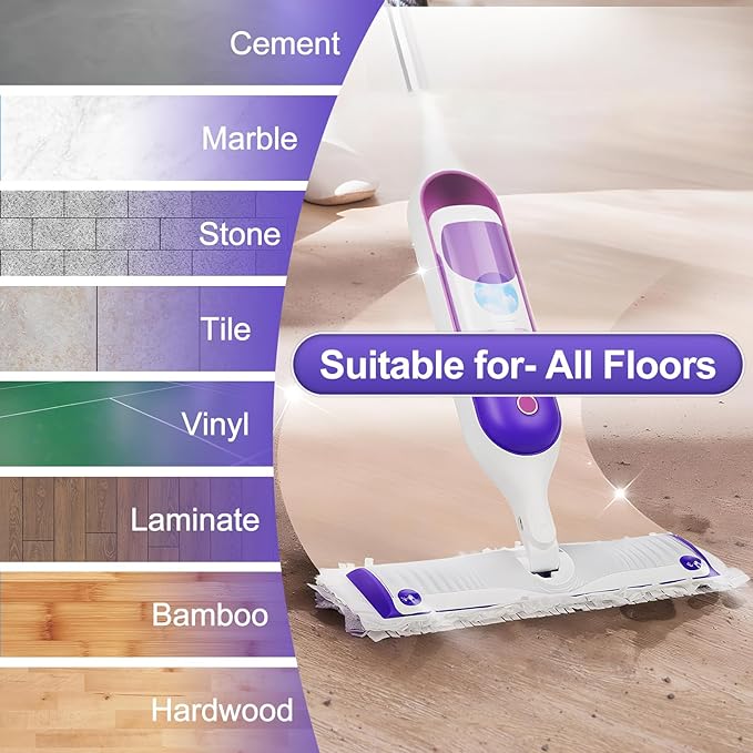 25 Count Disposable Power Mop Pads for Swiffer Power Mop Pad, 14-Layer Thickened, Spray Cleaning Repalcement Mopping Pads for All Finished Floors