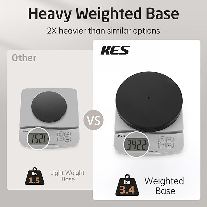 KES Toilet Paper Holder Stand with Weighted Base, 26" H (Taller Version) Free Standing Toilet Paper Roll Holder for Bathroom, Rustproof, BPH283S66-BK