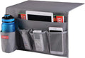 Zafit 5 Pockets Bedside Caddy, Bedside Storage Organizer for Water Bottles, Magazines, Phone, Glasses (5 Pockets-Grey)