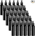 TOPZEA 30 Pack Black Empty Spray Bottles, 4oz Plastic Fine Mist Spraying Bottles Small Refillable Sprayer Liquid Containers Portable Misters with Cap Travel Bottle for Perfume, Cleaning, Essential Oil
