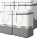 4 Pack Large Laundry Baskets, Laundry Hampers, Freestanding Waterproof Collapsible Clothes Bag with Extended & Reinforced Handles - Clothes Basket for Dorm, Bathroom, Home (125L)