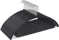 Ergonomic Curved Plastic Hangers 50pack - No Shoulder Bump Design, Non-Slip Grip for Delicate Fabrics, Heavy Duty Clothes Hangers, Holds Up to 11lbs - Ideal for Silk, Coats & Winter Wear(Black)