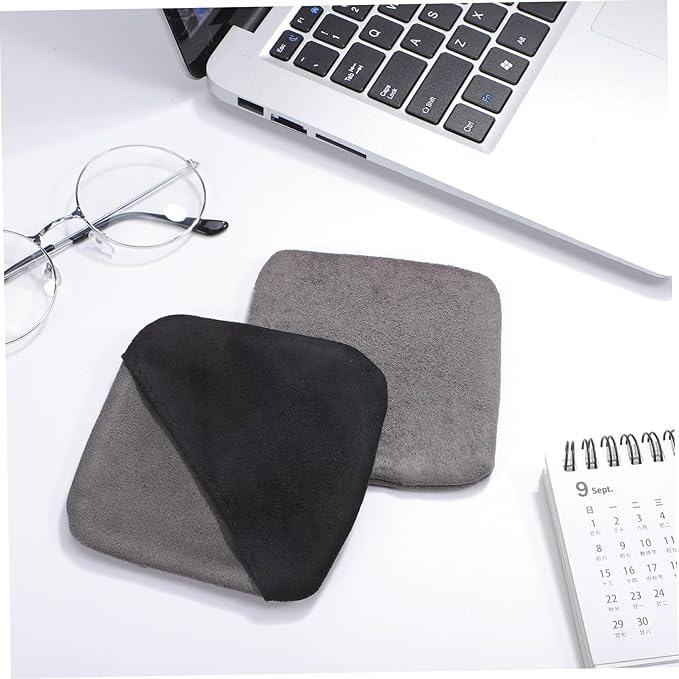 2pcs Electronics Cleaning Cloths Microfiber Pads for Laptop Phone Car and Screen Cleaning Scratch Washable