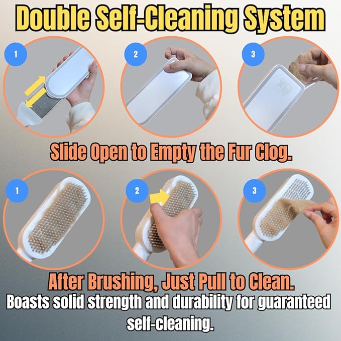 SufurLint 4 in 1 Multi - Pet Hair Lint roller Brush - Lint Remover tool - Cat Dog Hair Removal, Furniture, Carpet rake, rug, Clothes, Car Seat cleaning - fur Remover cleaner, mini rollers, magic brush