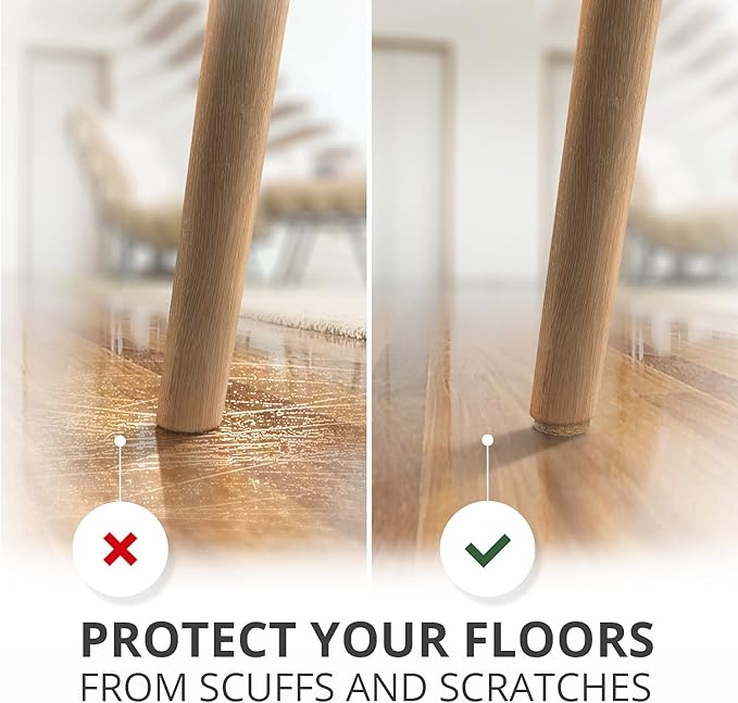Felt Furniture Pads X-PROTECTOR 181 PCS Premium Furniture Pads - Felt Pads Furniture Feet Best Wood Floor Protectors - Protect Your Hardwood & Laminate Flooring!