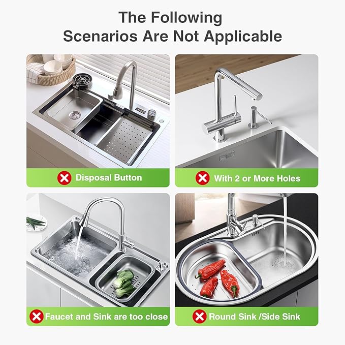 23.6" x 4" Stone Faucet Mat for Kitchen Sink, Quick Drying Diatomite Sink Tray, Faucet Sink Splash Guard for Prevents Moisture Buildup (Dark Gray)