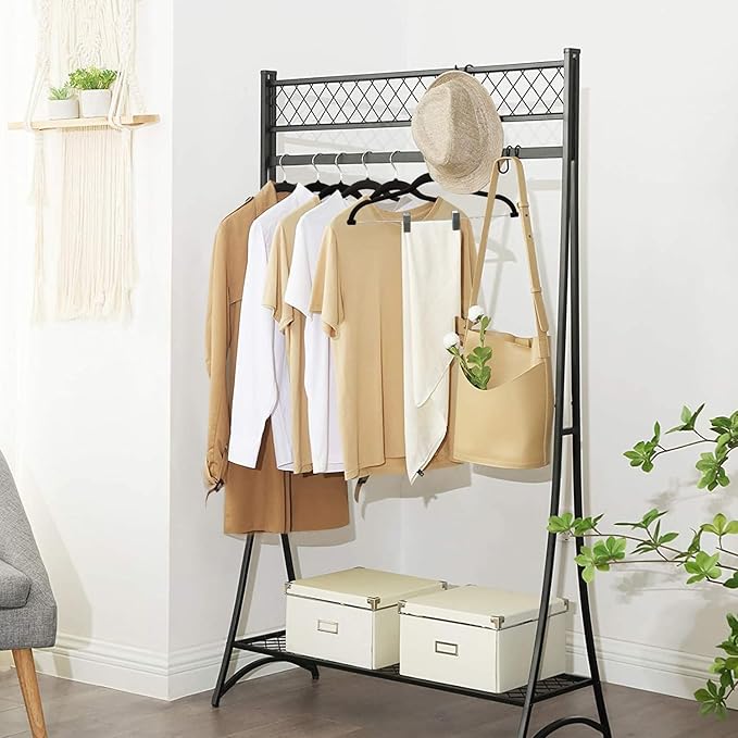 ManGotree Pants Hangers with Movable Clips, Non-Slip Velvet Skirt Hangers, Space-Saving Clothes Hangers for Pants, Skirts, Shirts, Coats, Dresses (18 Pack, Black)