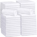 Shimeyao Imeyao 30 Pcs 16 x 16 Inch Edgeless Microfiber Plush Towels for Cars Detailing Drying Wash Polishing Absorbent Cleaning Cloths, 500 GSM (White)