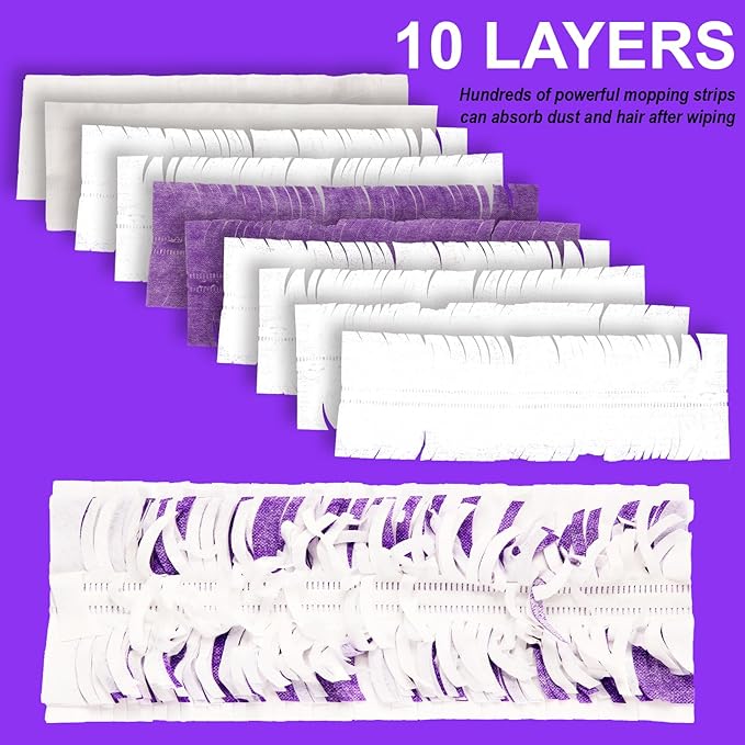 24 Packs 5X Cleaning Power Mop Refills for Swiffer PowerMop,Multi-Surface Floor Mop Pad Refills Repalcement Pads for Floor Cleaning