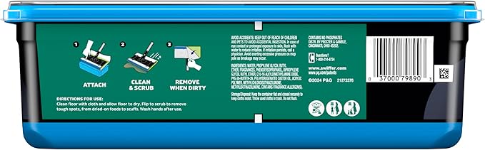 Swiffer Heavy Duty Mop Wet Multi-Surface Cloth Refills for Floor Mopping and Cleaning,Pet with Febreze Odor Defense,20 Count (Pack of 6)