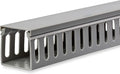 StarTech.com 2x2in Open Slot Wiring Cable Raceway Duct with Cover, Server Rack Cable Management, Cable Cover Duct, Cord Hider / Organizer, PVC Cable Manager, TAA Compliant (AD2X2)