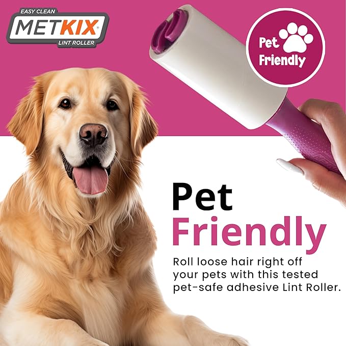 Metkix Refill for Metkix Lint Rollers 8 Pack (Total 800 Sheets)
