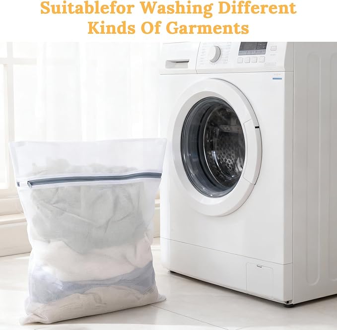 36 Pack Durable Mesh Laundry Bags Delicates Protector with Zipper for Lingerie & Clothes, 16 x 20 Inches