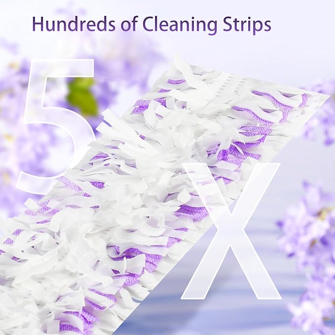 60 Pack Disposable Pads Refills Compatible with Swiffer Power Mop, for Swiffer Power Mop Refill, for All Floor Cleaning, Unscented & Thickened Pads