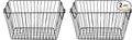 G.E.T. Heavy Duty Iron Wire Utility Storage Basket/Bin with Handles, 14" x 7" x 9" (Pack of 2)