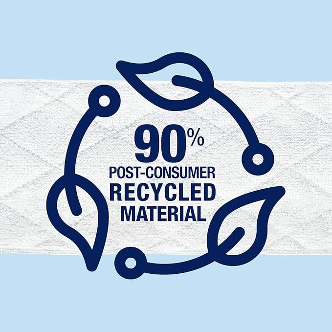 Bona Multi-Surface Floor Cleaning Pads - 18 Refills - Heavy-Duty, Disposable, Microfiber Pads for Easy Floor Cleaning